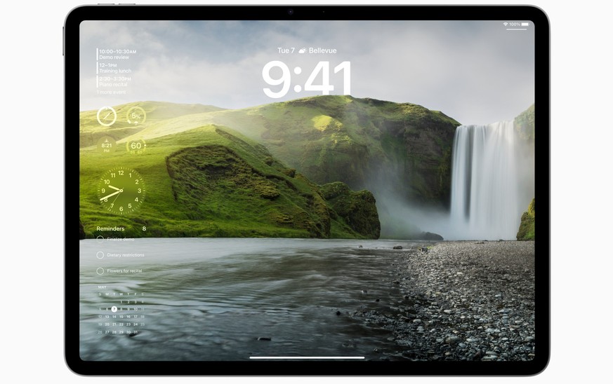 iPad Air 2024 von Apple, vorgestellt am 7. Mai 2024.