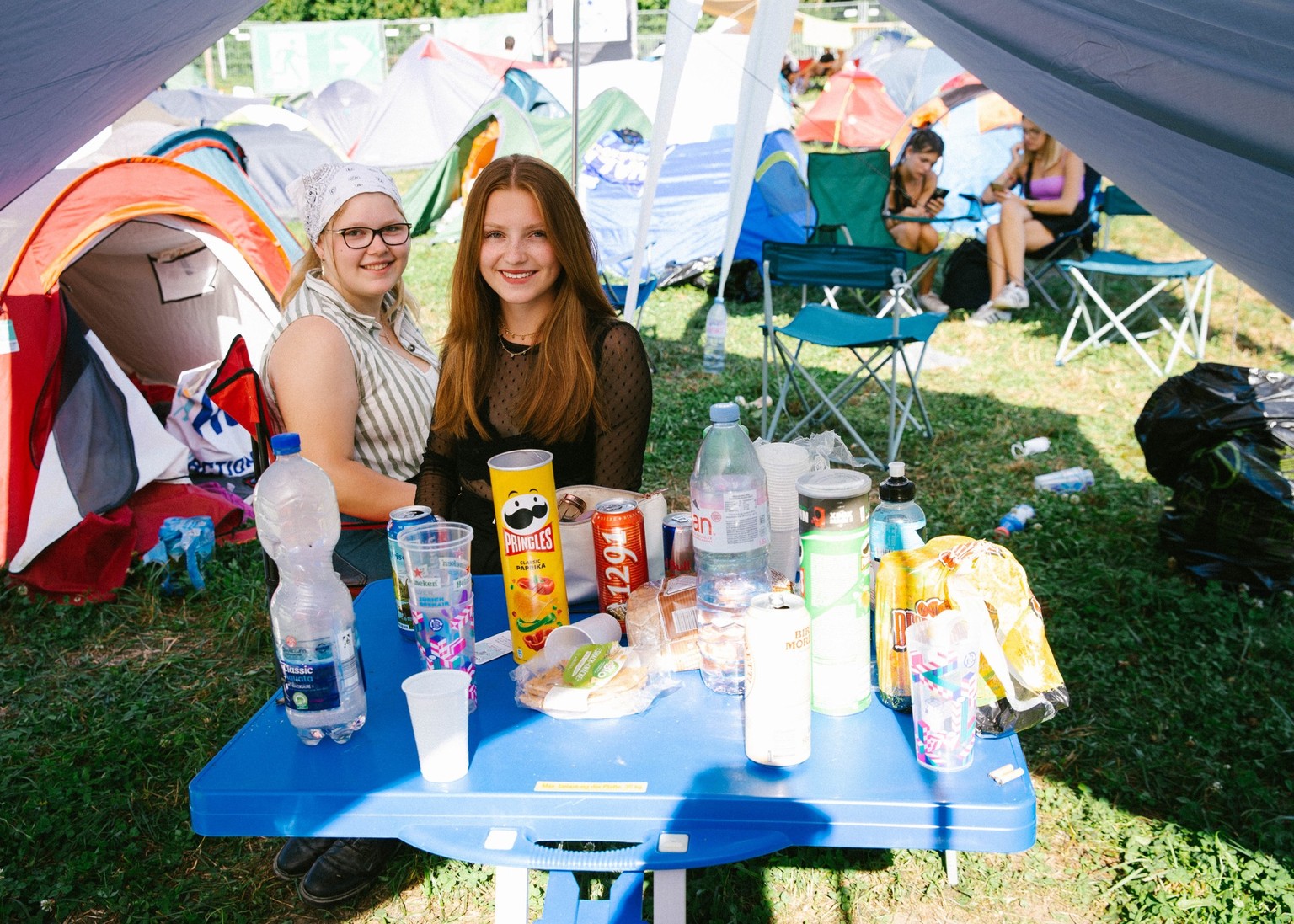 Zurück auf dem Campinggelände.