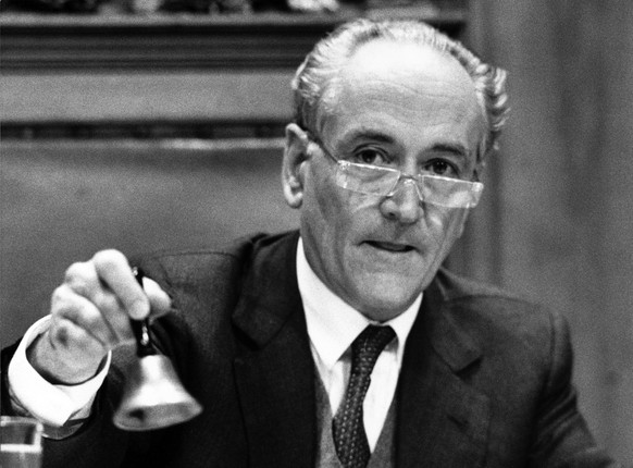 Portrait von Anwalt und Staenderat Franco Masoni, liberal-radikaler Politiker aus dem Kanton Tessin, aufgenommen am . (KEYSTONE/Str)