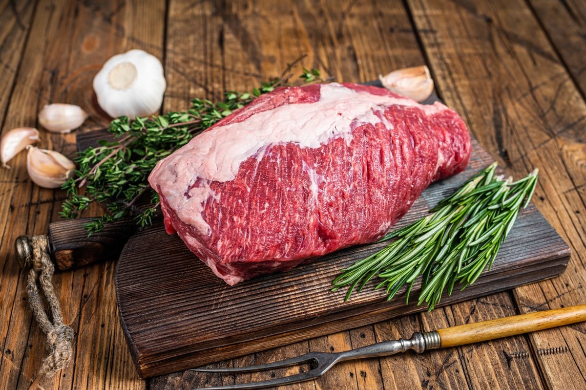 Beef brisket - slow smoking bbq style.