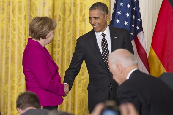 Merkel und Obama trafen sich heute im Weissen Haus