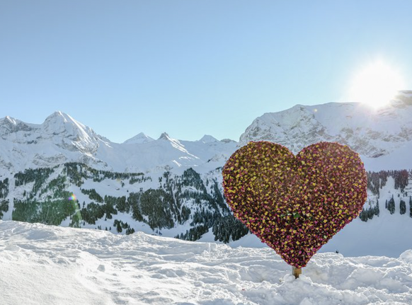 Winter Love Trail Adelboden Rauszeit romantische Dates schweiz