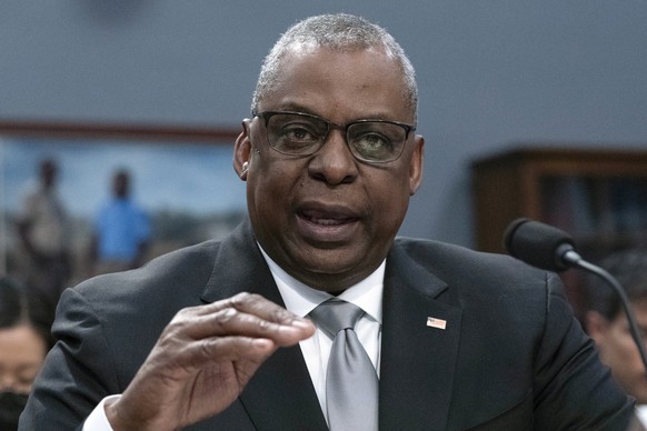 Secretary of Defense Lloyd Austin testifies before the House Committee on Appropriations Subcommittee on Defense during a hearing for the Fiscal Year 2023 Department of Defense, on Capitol Hill in Washington, Wednesday, May 11, 2022. (AP Photo/Jose Luis Magana)
Lloyd Austin III