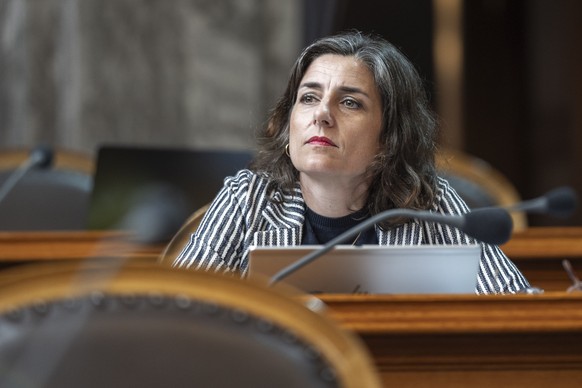 Flavia Wasserfallen, SP-BE, an der Sommersession der Eidgenoessischen Raete, am Mittwoch, 4. Juni 2025 im Staenderat in Bern. (KEYSTONE/Til Buergy)