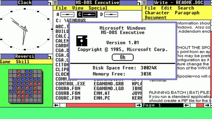 Windows ist heute 30 Jahre alt: Eine visuelle Zeitreise von Windows 1.0 bis Windows 10