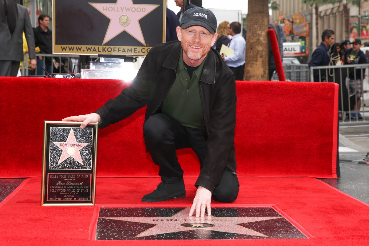 Director/producer/actor Ron Howard attends at a ceremony honoring him with a star on the Hollywood Walk of Fame on Thursday, Dec. 10, 2015, in Los Angeles. (Photo by Rich Fury/Invision/AP)