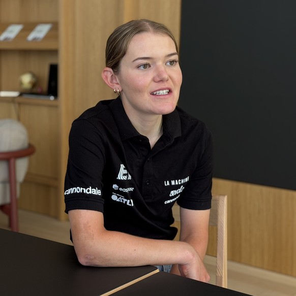 Velorennfahrerin Noemi Rüegg Rueegg im Juli 2026 in Zürich