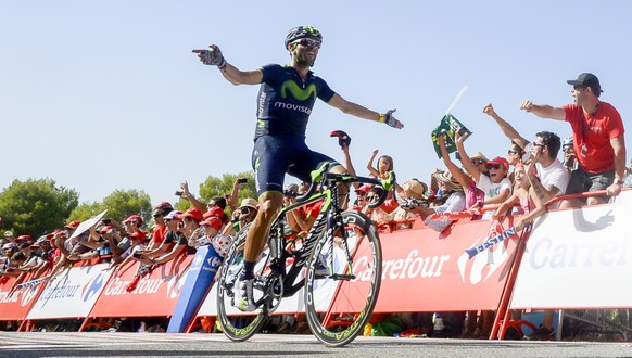 Alejandro Valverde darf jubeln.