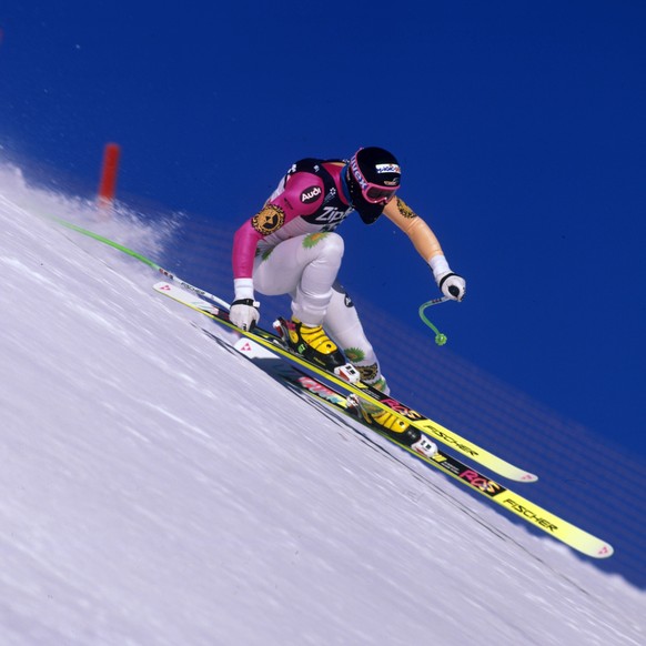 Bildnummer: 09769577 Datum: 30.01.1991 Copyright: imago/Pressefoto Baumann
Markus Wasmeier (Deutschland) - Abfahrt Ski WM 1991 in Saalbach Hinterglemm; 003a Ski Alpin Skilauf Mfdia xdp ydd quadrat

 ...