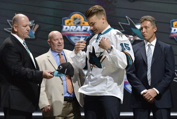 Timo Meier wurde beim Draft 2015 von den Sharks an 9. Stelle gezogen.