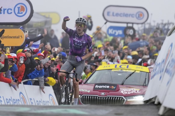 &lt;p&gt;18. Etappe: Ben O&#039;Connor (AUS). 171,5 km von Vif auf den Col de la Loze.&lt;/p&gt;