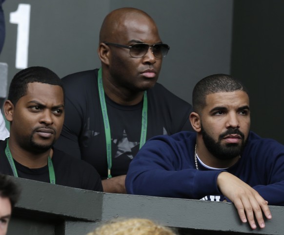Drake (rechts) schaute Serena in Wimbledon zu: Schon damals verliebt?