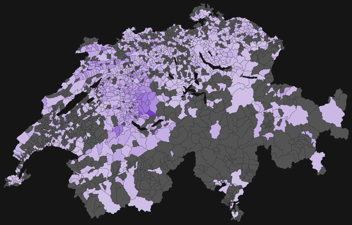 Nachnamen pro Gemeinde in der Schweiz die häufigsten Namen Gerber