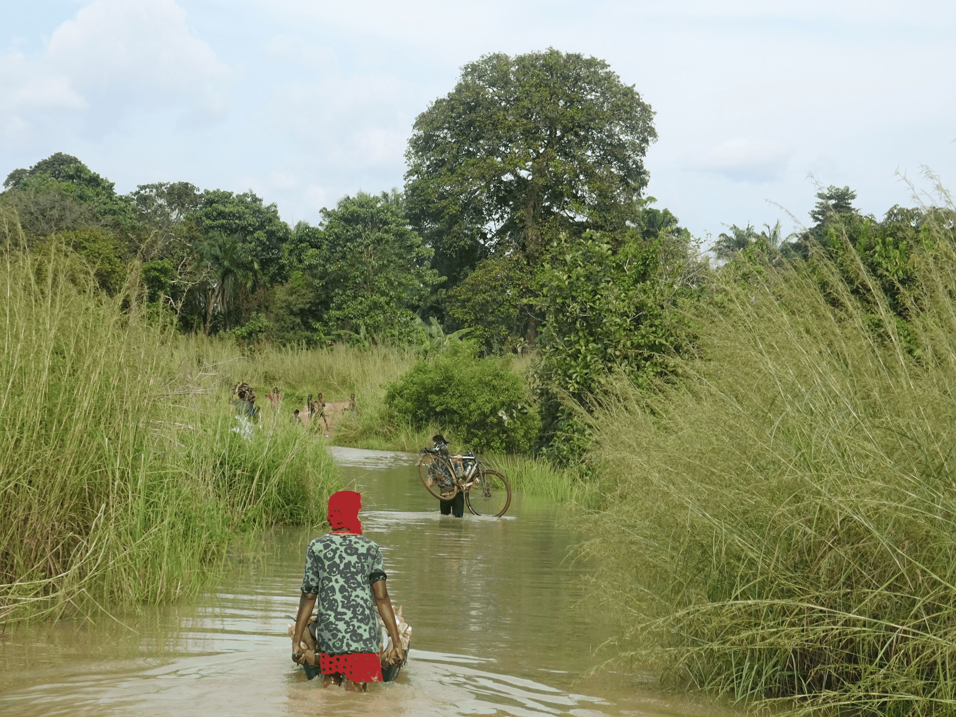 Die «Strasse» irgendwo in der nigerianischen Region Benué.