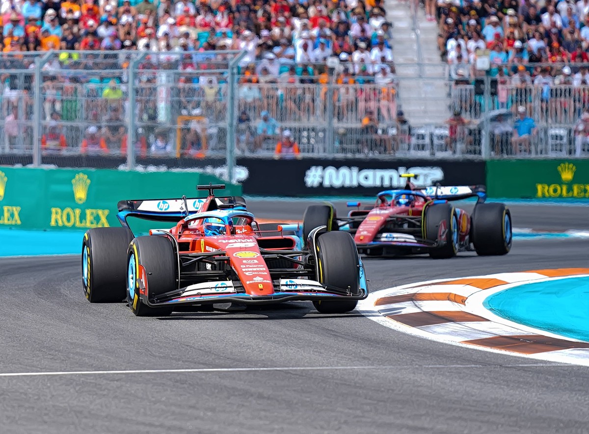 May 5, 2024, Miami, Florida, USA: May 5, 2024: Charles Leclerc 16 during the Formula 1 Crypto.com Miami Grand Prix at Hard Rock Stadium Miami Florida. Brook Ward / Miami USA - ZUMAa234 20240505_zsa_a2 ...