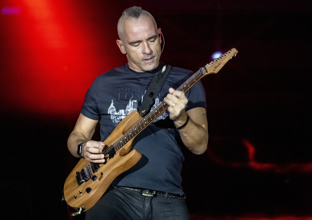 Entertainment Bilder des Tages Den italienske popmusiker, Eros Ramazzotti paa scenen i K.B. Hallen soendag den 27. oktober 2019. , Copenhagen *** Italian pop musician Eros Ramazzotti on stage in K B H ...