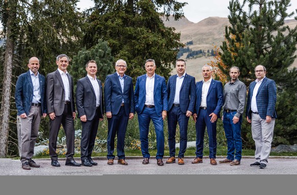 Der Vorstand von Seilbahnen Schweiz in Le Châble/Verbier.