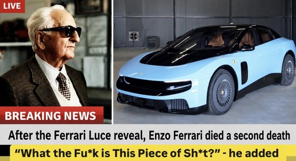 Satiriker und Internet-Nutzer machen sich über den neuen Ferrari lustig.