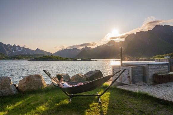 Erholung im Skarungen Spa nach einem aktiven Tag auf den Lofoten