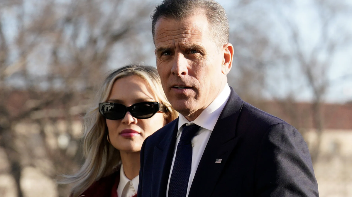 Hunter Biden und seine Frau Melissa am Weißen Haus