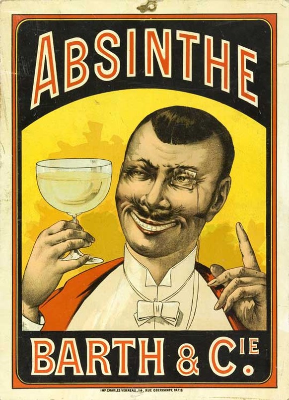 Absinth wird traditionell aus Wermut, Anis, Fenchel und weiteren Kräutern hergestellt.