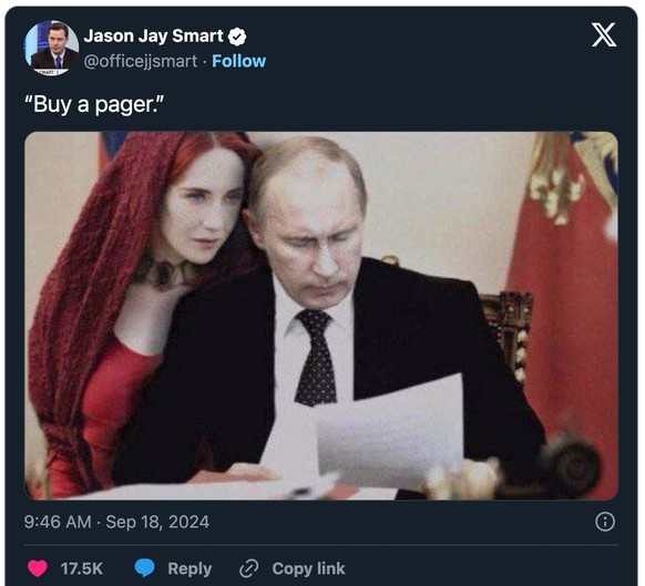 Tweet zu Putin