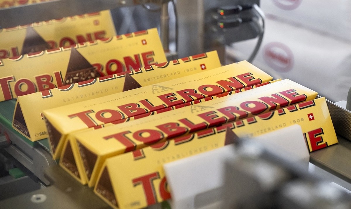 Toblerone mit Schweizer Kreuz