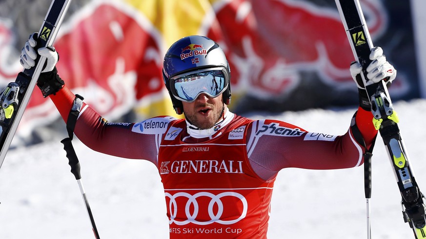 Die rote Startnummer behält er: Speed-King Aksel Lund Svindal.