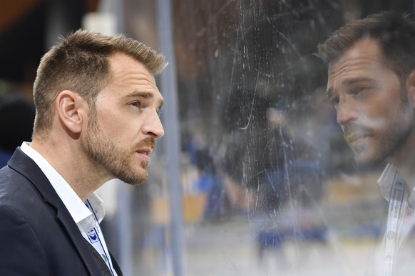 Davos&#039; Sportchef Raeto Raffainer, beim Eishockey-Qualifikationsspiel der National League A zwischen dem HC Davos und Geneve-Servette HC, am Samstag, 16. November 2019, im Eisstadion in Davos. (KE ...