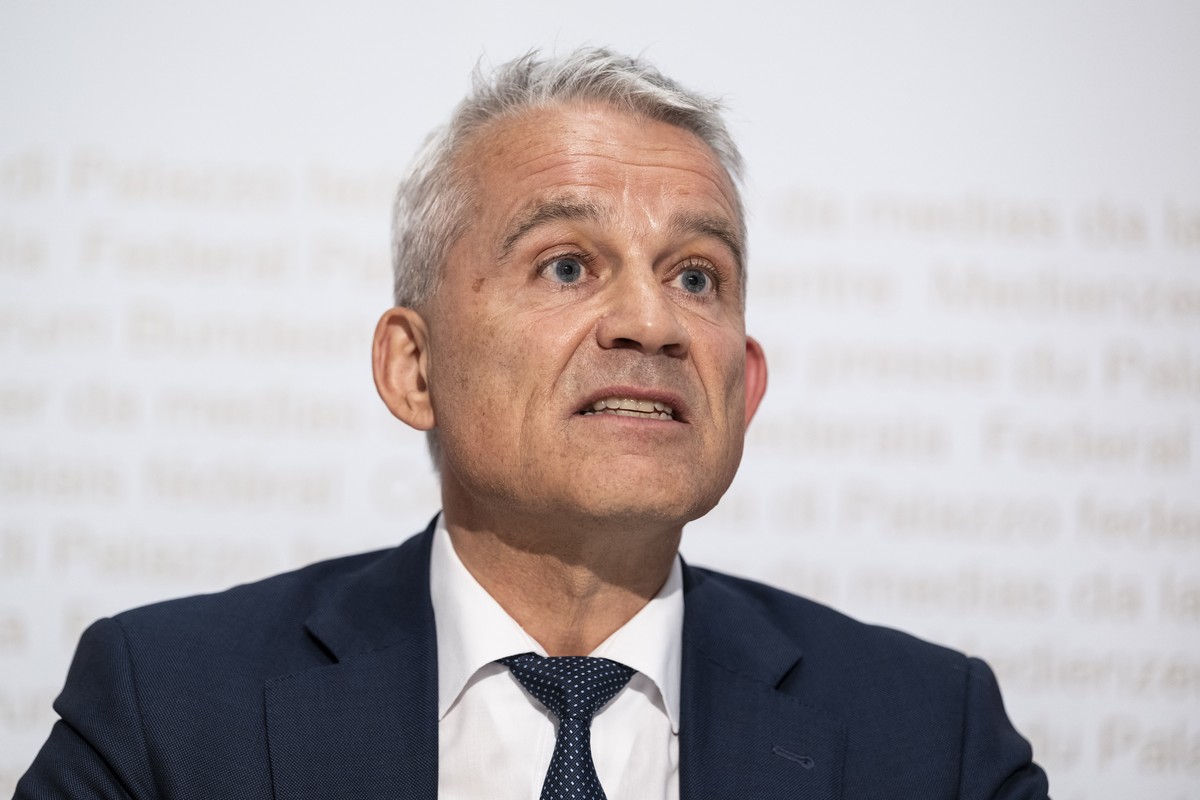 Bundesrat Beat Jans spricht an der Medienkonferenz nach der Bundesratssitzung ueber Integrationsfoerderung, am Freitag, 25. September 2026 in Bern. (KEYSTONE/Alessandro della Valle)