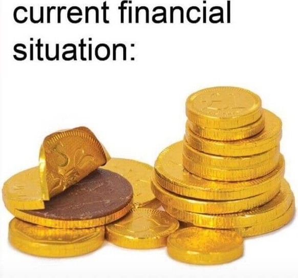 Schokoladen-Geld: Meme für arme Leute