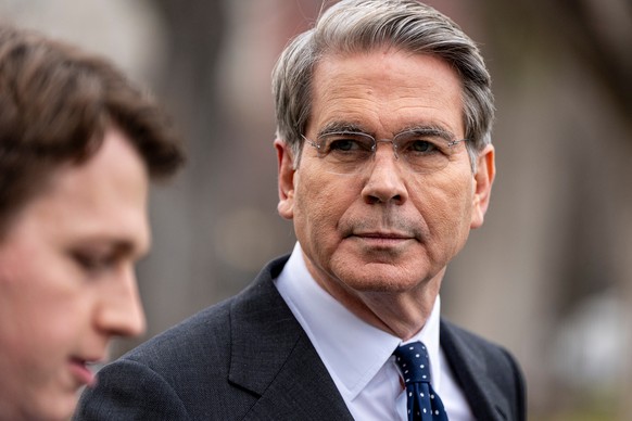 Treasury Secretary Scott Bessent is seen at the White House, Friday, March 6, 2026, in Washington. (AP Photo/Alex Brandon)
Scott Bessent