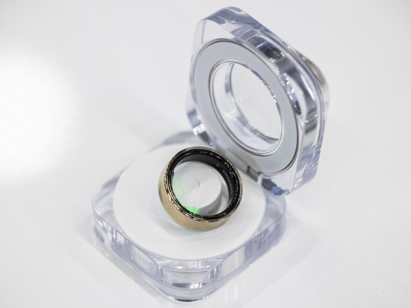 Samsung Galaxy Ring is displayed during a media preview at Samsung Galaxy Experience space, Tuesday, July 9, 2024, in New York. (AP Photo/Yuki Iwamura)
