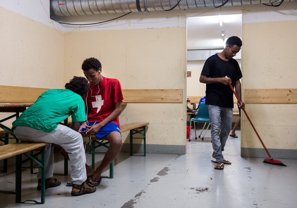 Eritreische Flüchtlinge in der Schweiz: Vergangenes Jahr wurden rund 10'000 Asylanträge gestellt. &nbsp;