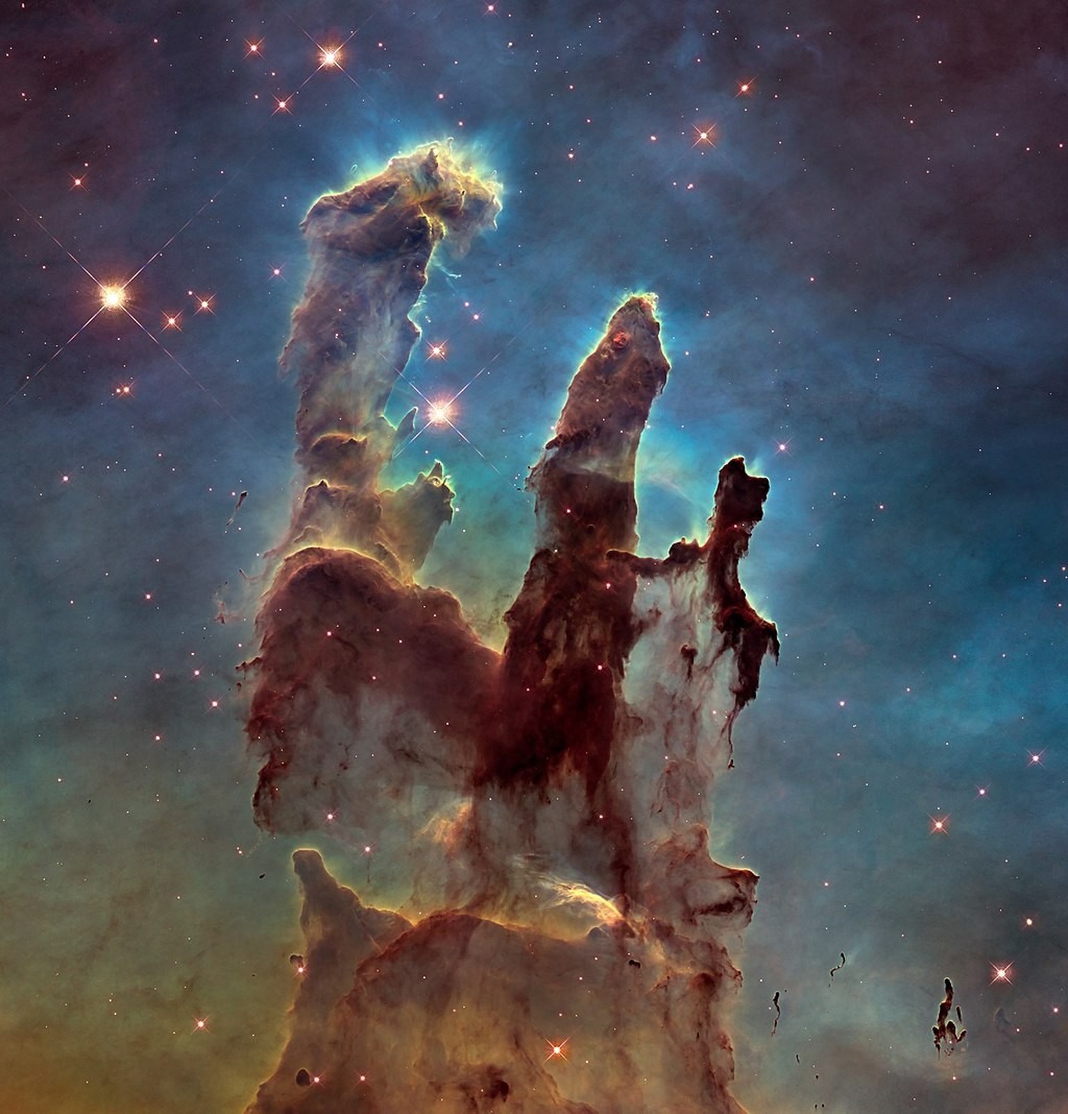 ... and the high-resolution image from 2014. 