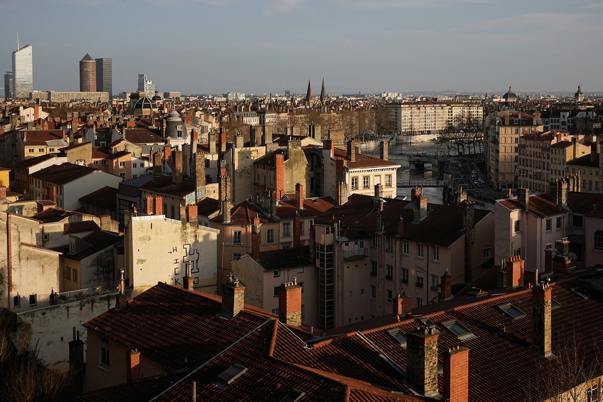 The city of Lyon, central France, is seen from a hill, Friday, Feb. 27, 2026. (AP Photo/Laurent Cipriani)
France Daily Life