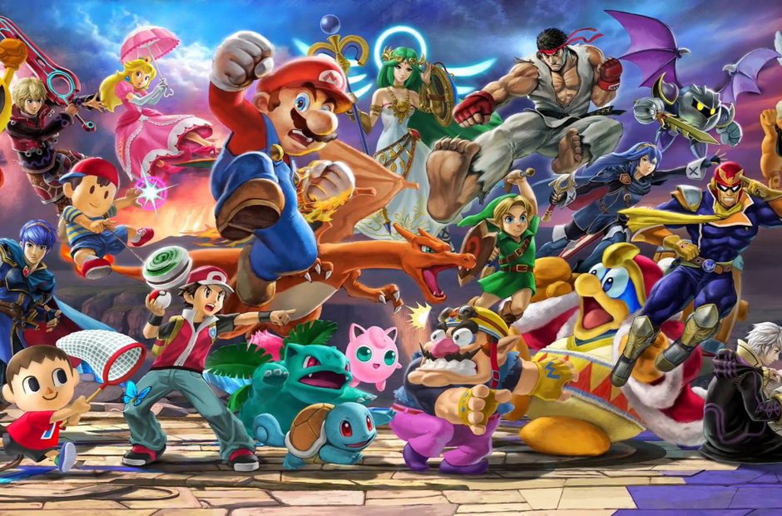 So viele Kämpfer gab es noch nie: Der kommende Hit «Super Smash Bros. Ultimate» hat sehr viele Gastauftritte.