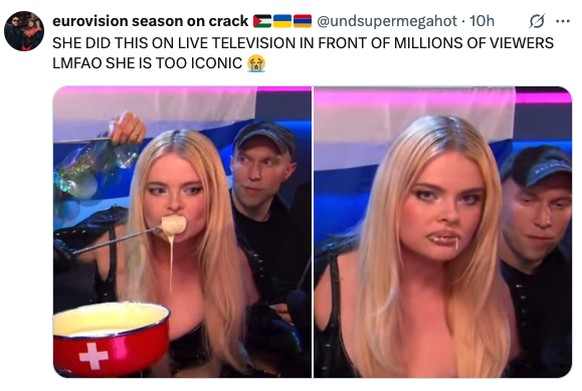 eurovision 2025 2. halbfinale fondue erika finland