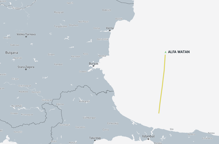 Die Alfa Watan ist nach Drohnenangriffen im Schwarzen Meer gesunken.