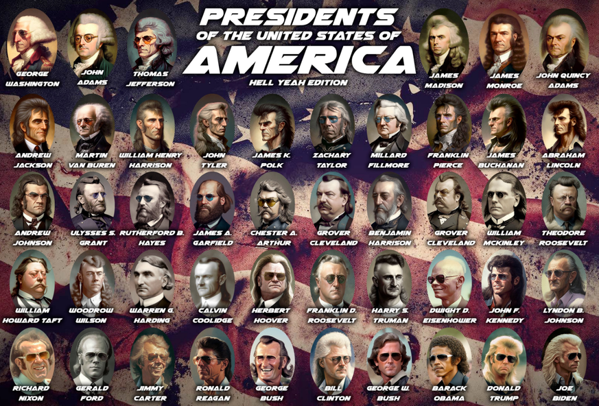 US-Presidents mullet