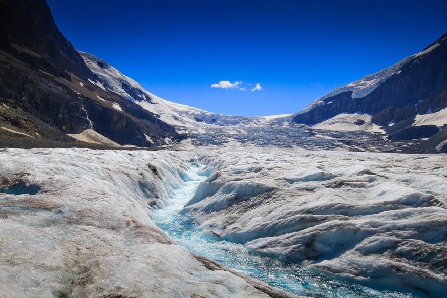 Athabasca-Gletscher in Columbia Island, British Columbia, Kanada