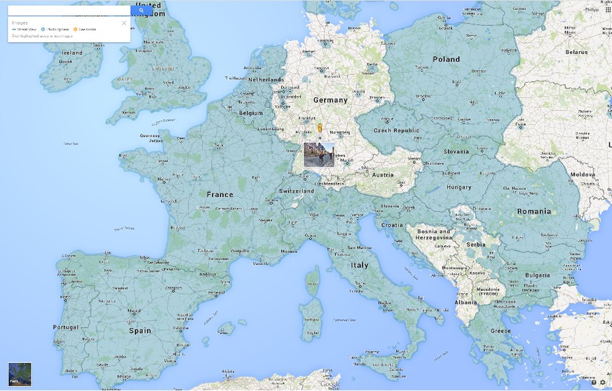 Google Street View ist noch längst nicht in allen Ländern verfügbar.