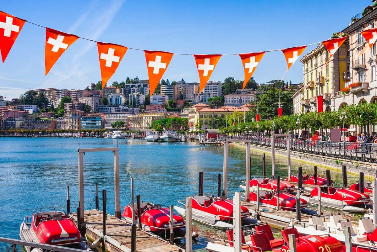 Lugano au Tessin.