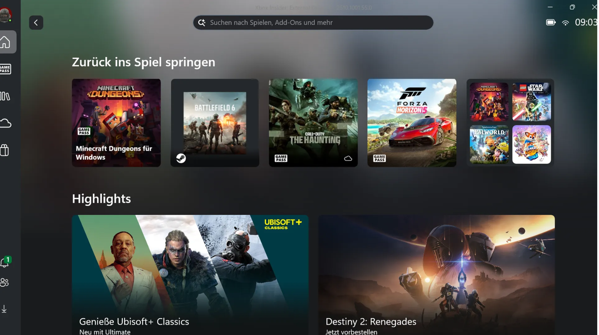 Wenn alles funktioniert, kann man aktuelle Games mit viel Freude spielen, auch von Drittanbietern wie Steam.