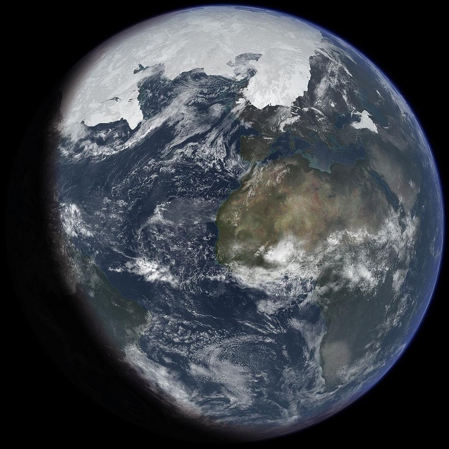 Die Erde zum letzten glazialen Maximum. Illustration basierend auf: Thomas J. Crowley: Ice age terrestrial carbon changes revisited. In: Global Biogeochemical Cycles. Vol. 9, 1995, S. 377–389.
Von Itt ...