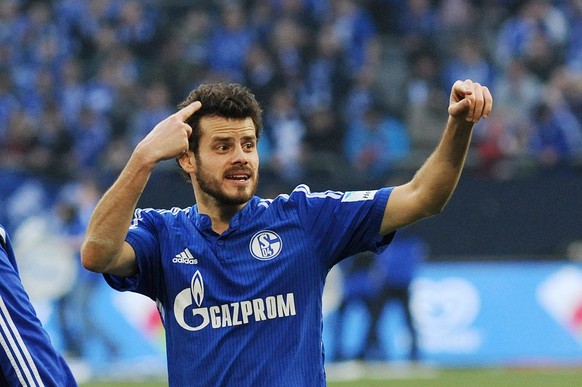 07.03.2015; Gelsenkirchen; Fussball 1. Bundesliga - FC Schalke 04 - TSG 1899 Hoffenheim; Tranquillo Barnetta ( Schalke) nach Spielende (Thienel/Expa/freshfocus)