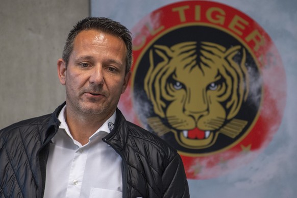 Tigers Sportchef Marco Bayer, vor dem Meisterschaftsspiel der National League, zwischen den SCL Tigers und dem HC Genf-Servette, am Freitag 13. September 2019 im Ilfisstadion in Langnau. (KEYSTONE /Ma ...