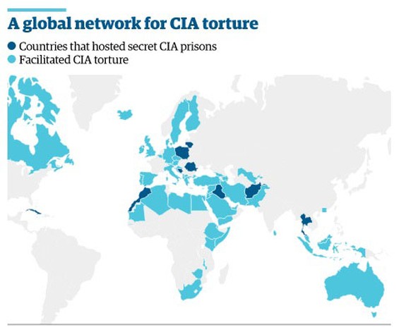 54 Staaten, darunter 21 europäische, leisteten bei dem geheimen Folterprogramm der CIA Unterstützung.