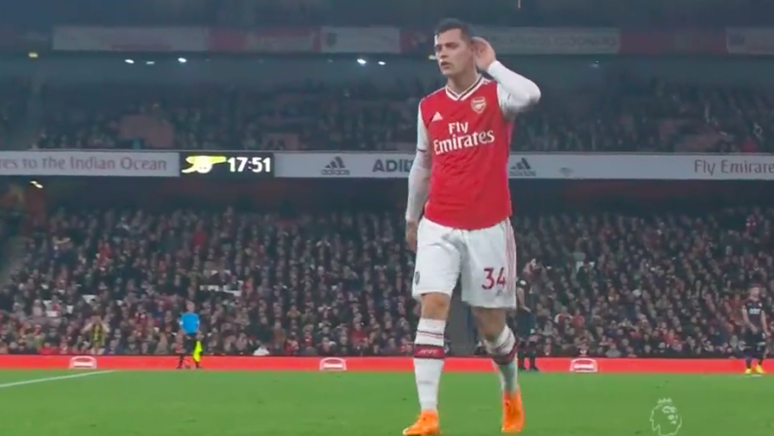 «Der schwierigste Moment» seines Lebens: 2019 legte sich Granit Xhaka bei einer Auswechslung mit den Arsenal-Fans an.