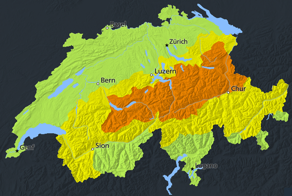 Schneegefahr Schweiz 26.3.26